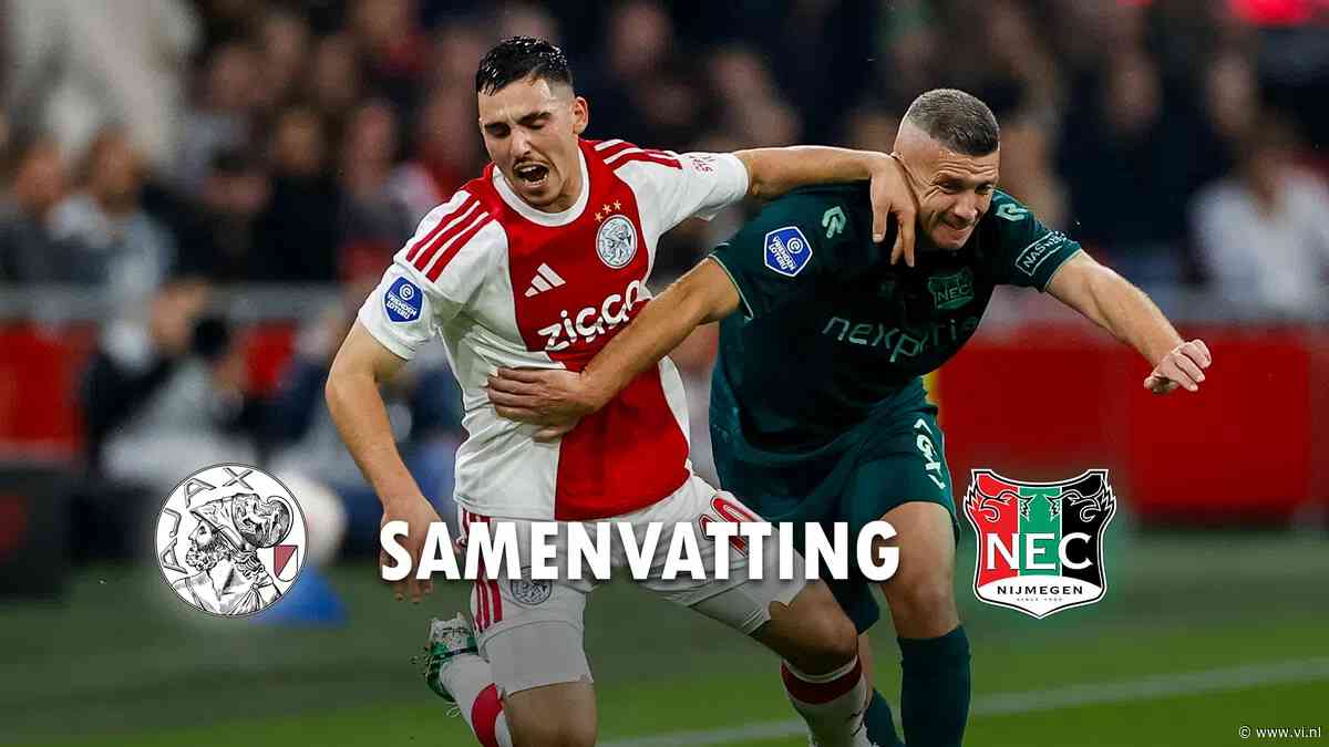 Samenvatting: Ajax komt niet langs stug NEC en morst opnieuw