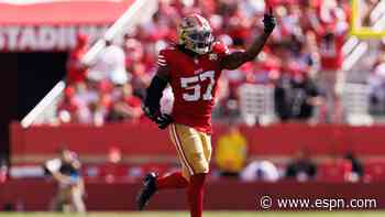 49ers' Greenlaw ejected after head butting helmetless Jones in Seahawks clash