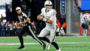 No. 1 pick Mendoza debuts late in Raiders' loss: 'He did a good job'