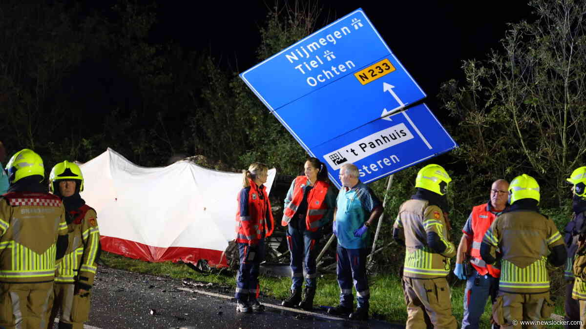 Twee doden en twee gewonden door ernstig ongeluk bij Kesteren