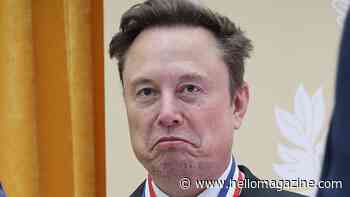 Elon Musk's daughter Azure, 4, has a cheeky moment on camera beside her famous dad