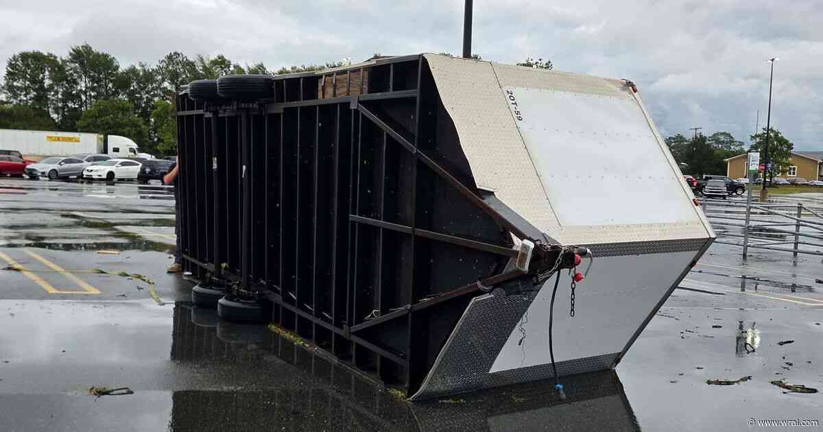 Photos: NC storms and tornadoes cause damage, crashes