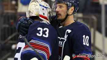 Rangers begin life without Shesterkin, lean on Garand in 6-2 win
