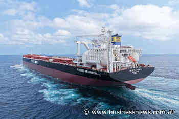 World-first ammonia-powered iron ore bulk carrier sets sail for the Pilbara