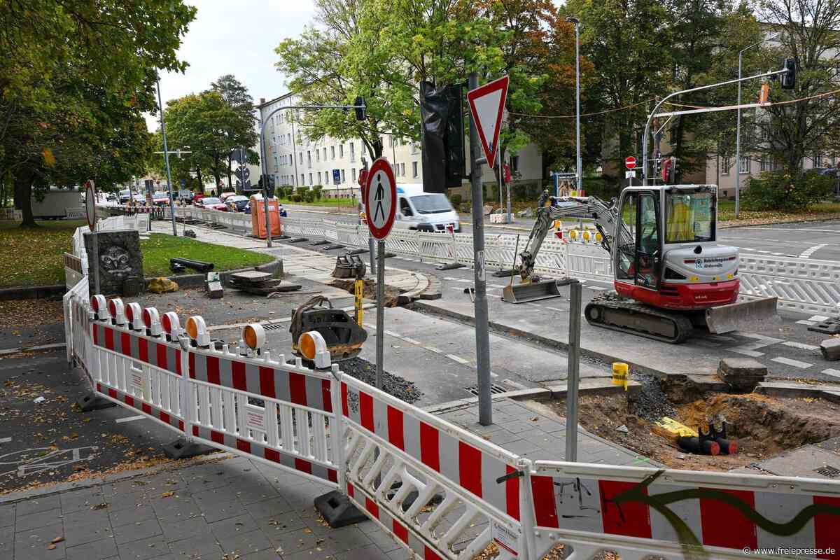Straßensperrungen in Chemnitz: Hier wird in den Herbstferien gebaut