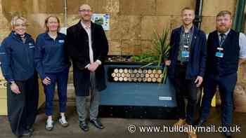 Special planters installed at Hull Paragon Interchange