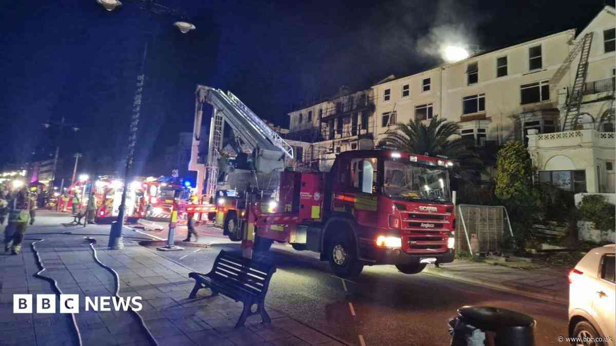 Firefighters called to hotel blaze