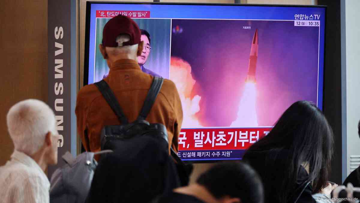 Nordkorea feuert offenbar erneut ballistische Raketen ab