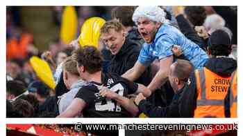 Bananas, Sheikh Mansour masks and joyous defiance as Man City fans embrace new world