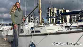 Woman ditches £37k banking job to live on boat she bought on Facebook for £2k