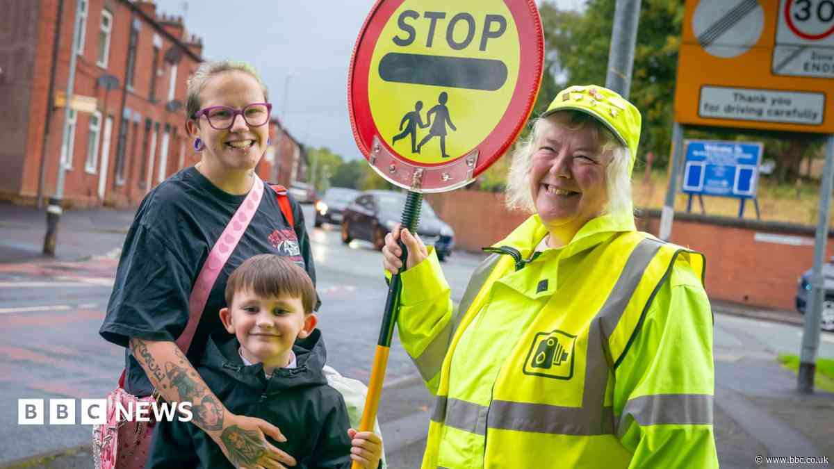 Much-loved lollipop lady retires after 37 years