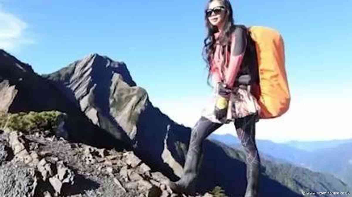 'Bikini Hiker' Gigi Wu froze to death after 100ft horror fall
