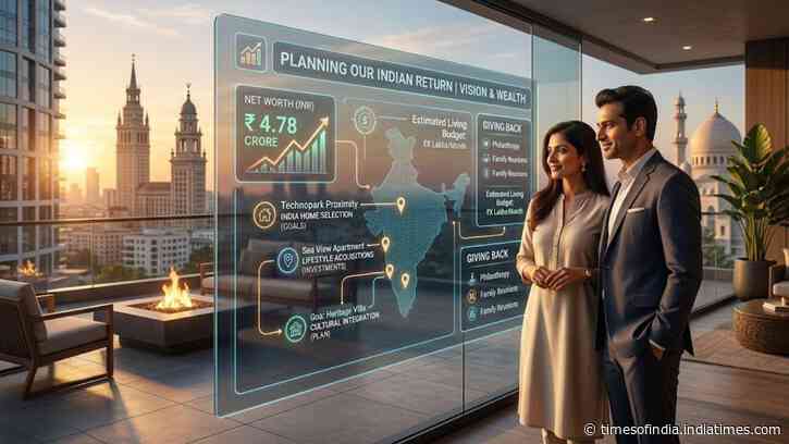 US couple with Rs 4.78 crore wealth plans India return, weighs early retirement and kids