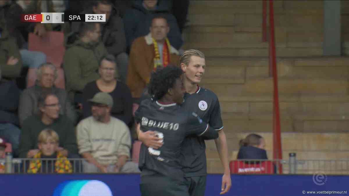 'Zlatan Zonneveld': prachtige goal van Sparta-spits tegen Go Ahead