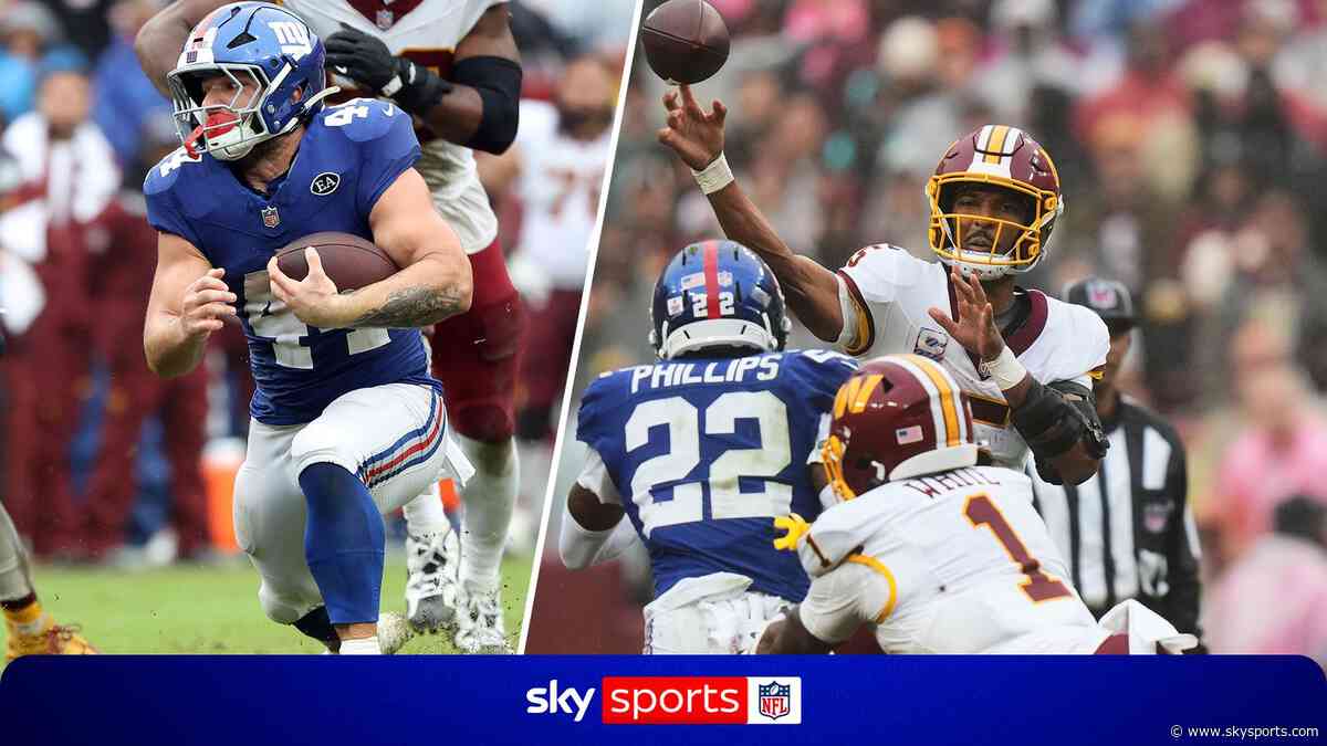 The worst football you'll see? Commanders and Giants tie after sloppy overtime!