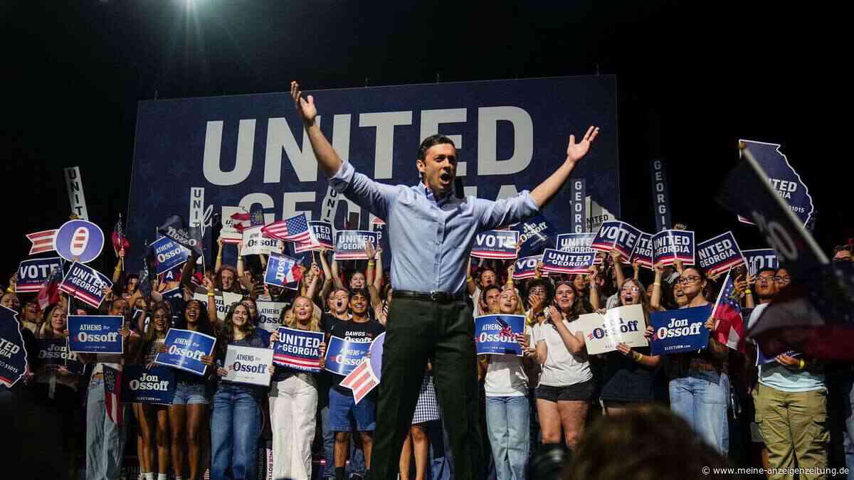 US-Midterms in Georgia: Demokrat baut Vorsprung aus – Prognosen sehen ihn bei 96 Prozent
