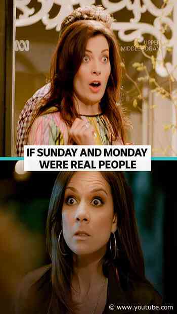 If Sunday and Monday were real people...
