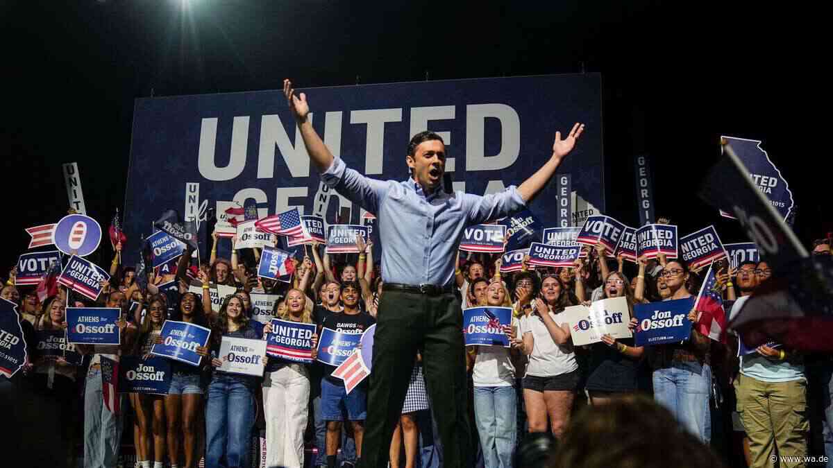 US-Midterms in Georgia: Demokrat baut Vorsprung aus – Prognosen sehen ihn bei 96 Prozent