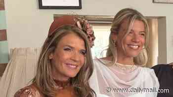 Annabel Croft beams with pride as her TV presenter daughter Lily Coleman marries Princess Diana's relative in a lavish London wedding