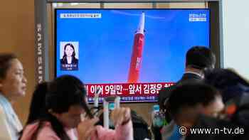 Spannungen nehmen zu: Nordkorea feuert mehrere ballistische Raketen ab