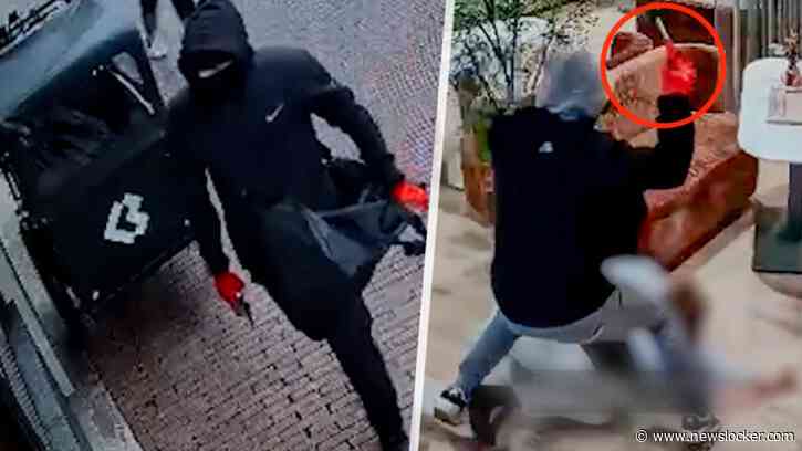 Gewelddadige overval in Dordrecht: overvaller mist hoofd medewerker op een haar na