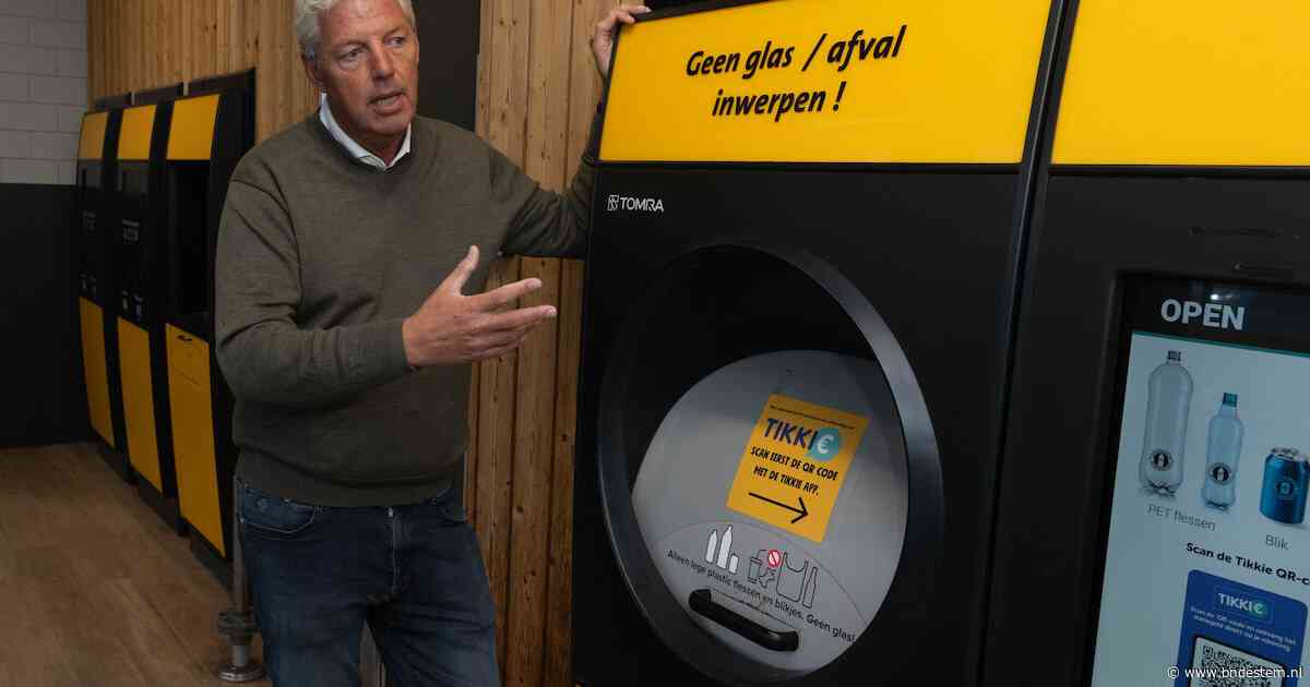Wegens succes verwijderd: deze automaat trok zelfs vanuit Randstad klanten met de vuilniszakken vol
