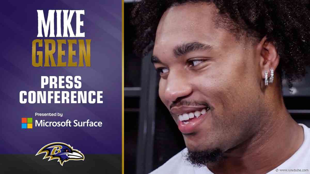 Mike Green Breaks Down Stellar Sunday Night Performance | Baltimore Ravens
