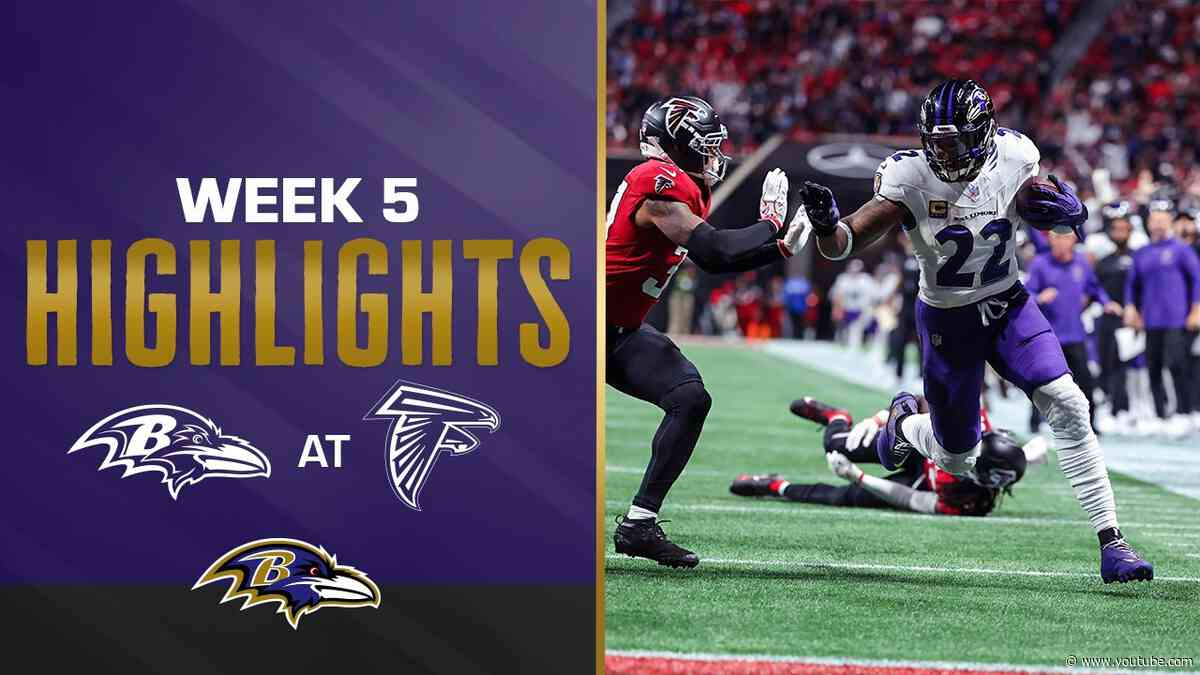 Full Highlights: Ravens vs. Falcons, Week 5 | Baltimore Ravens