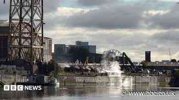 Firefighters spend third night at scene of Glasgow scrapyard blaze