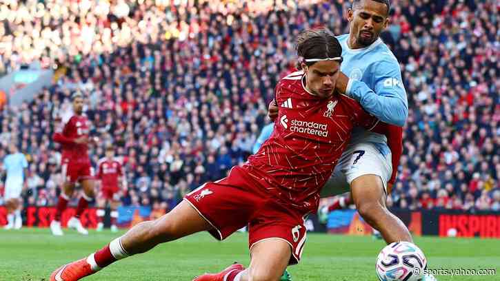 Virgil van Dijk raises questions over refereeing performance in Liverpool’s defeat to Man City
