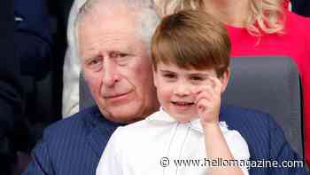 Playful Prince Louis's speedy rescue of 'bored' grandad King Charles at major event
