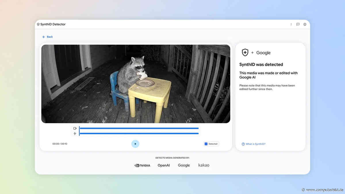 SynthID Detector: Dieses Gratis-Tool prüft Bilder, Videos und Stimmen