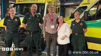 Man crushed under coach thanks life-saving medics