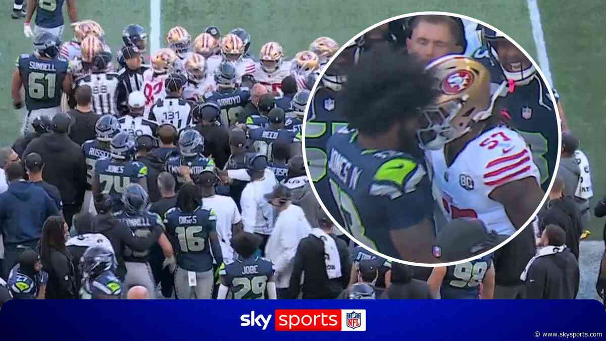 Ejected for a headbutt! Tempers flare in NFL clash!