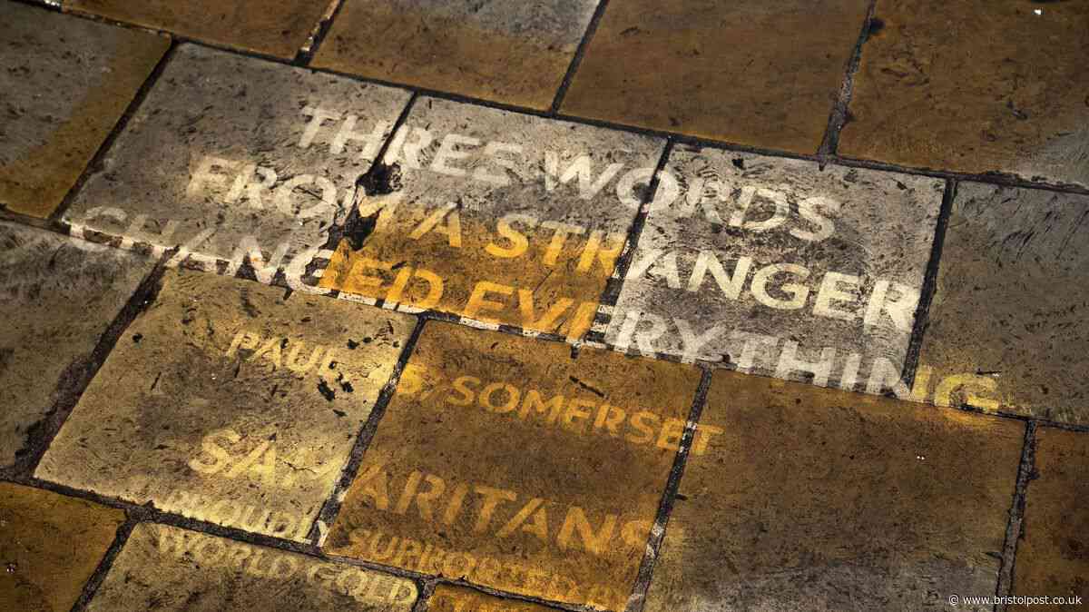 Samaritans leaves graffiti messages on London streets that 'could be life-saving'