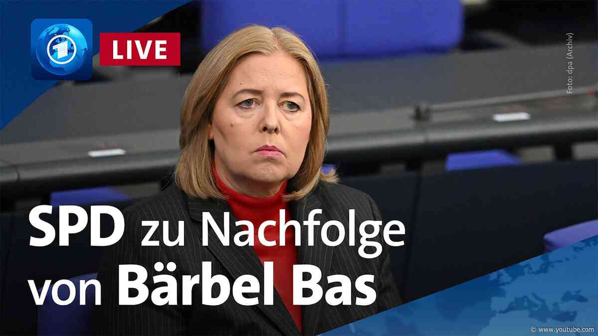 LIVE: Klingbeil zu Rücktritt von Bärbel Bas als SPD-Vorsitzende und Arbeitsministerin