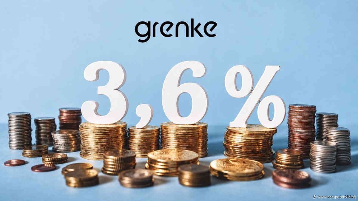 Grenke Bank erhöht Festgeld-Zinsen auf bis zu 3,60 Prozent