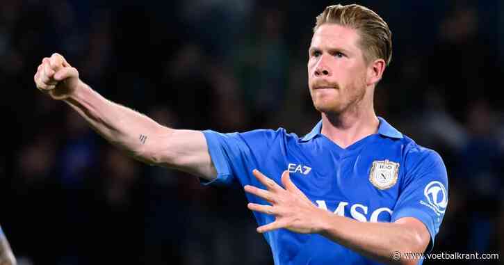 Napoli-coach Allegri heeft de les van Van Bommel begrepen: Kevin De Bruyne herleeft daardoor