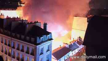 Historic Paris market is 'completely destroyed' by fire