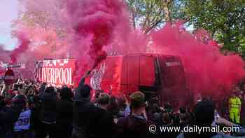Police officer sustains 'serious facial injury' as ten arrests are made at Liverpool v Man City... including five over tragedy chanting
