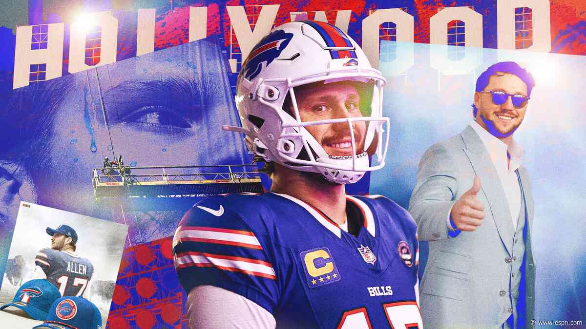 Hollywood Allen: How the Bills QB has gone from MVP to 'cool as a cucumber' on set