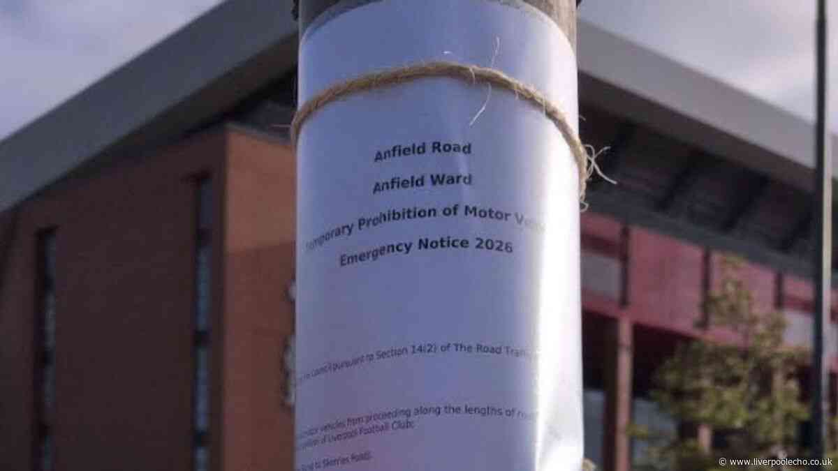 Anfield Road has been closed, but not by Liverpool FC