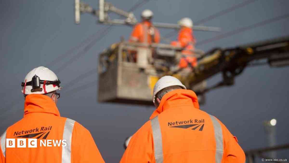 Rail disruption after overhead line fault