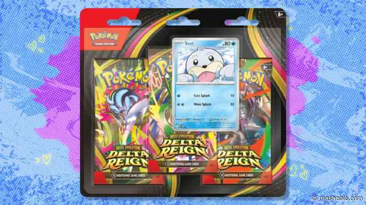 Pokémon TCG Delta Reign 3-Pack Blister preorders are at market price on Amazon — buy for $43.49