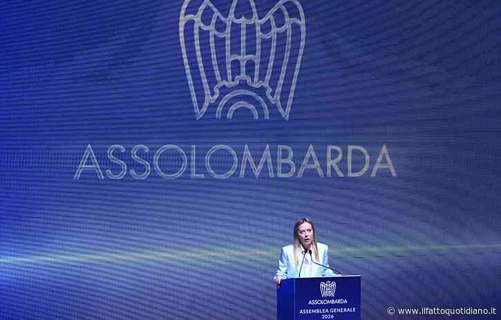 Meloni dall’assemblea di Assolombarda ammette: “Sul caro energia servono risposte strutturali”. E torna ad attaccare le quote Ue di emissione
