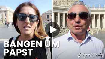 „Als ginge es um ein Familienmitglied“: Katholiken am Petersplatz in tiefer Sorge um Leo XIV.