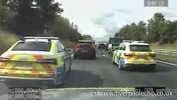 Moment police box in Huyton man's car on major road and make £30k discovery