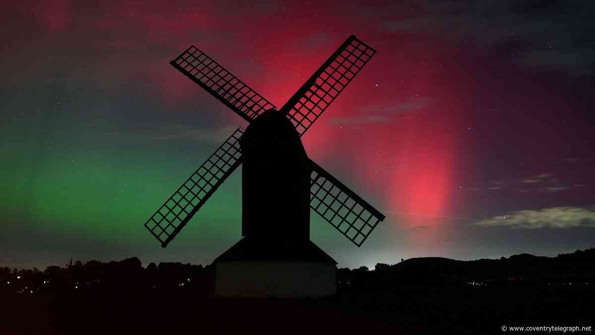 Northern Lights could be visible over UK on Monday night, Met Office says