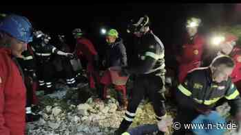 Rettung wird schwierig: Höhlenforscher sitzt auf Sardinien in zehn Metern Tiefe fest