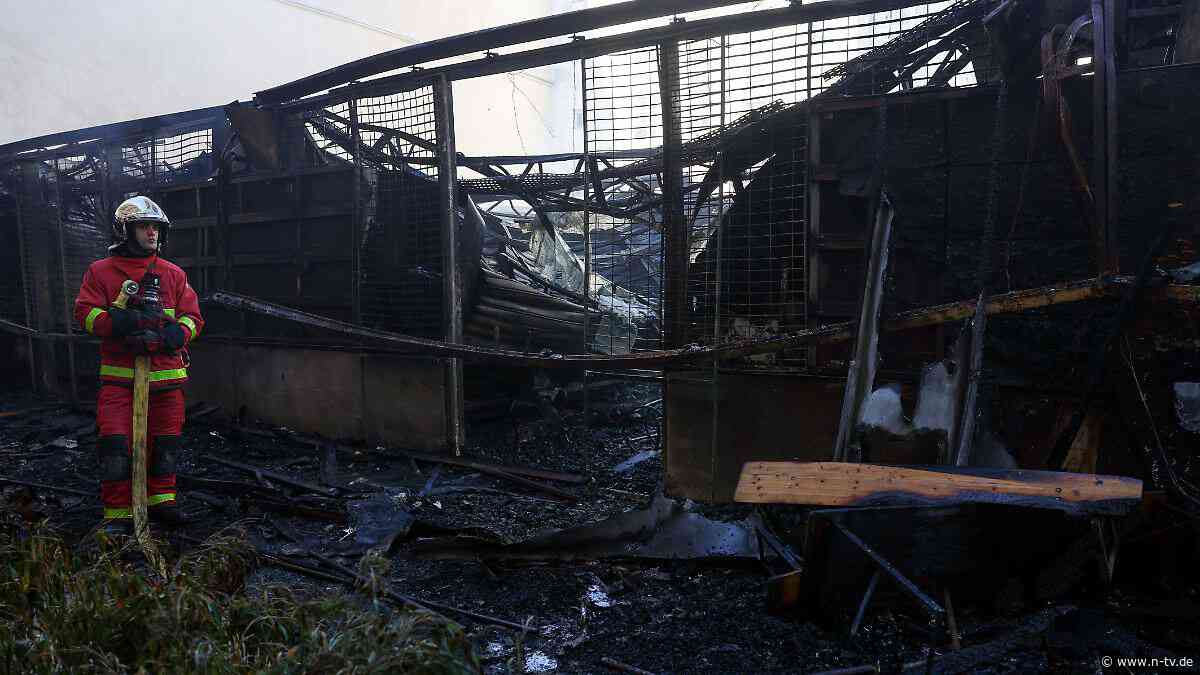 Touristenmagnet in Flammen: Beliebte Markthalle in Paris brennt vollständig nieder